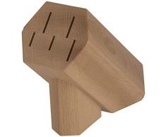 Victorinox Messerblock aus Holz, Unbestückt, 5 Steckplätze, Buchenholz