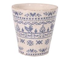 Home&Decorations TAFW_ADS1139_D Blumentopf, weiß