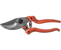 Original LÖWE 9 Bypass Gartenschere 9.104 mit stufenloser Griffweitenverstellung - scharfe Karbon Stahlklingen mit Antihaftbeschichtung ideal zum Schneiden von Pflanzen Rosen Schnittblumen