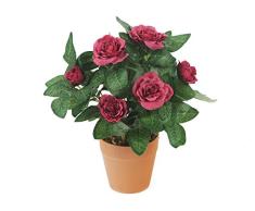 Closer To Nature Kunstpflanze 26 cm Maulbeer Rosa rose Plug, rose, 20x20x26 cm