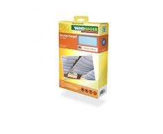 Windhager Sonnensegel für Seilspanntechnik, Wintergarten und Terrassen Beschattung, Seilspannmarkise, 270 x 140 cm, 10881