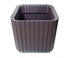 Chalet und Garten 12 – 927087 Blumentöpfe Strick Kunstharz/Polypropylen