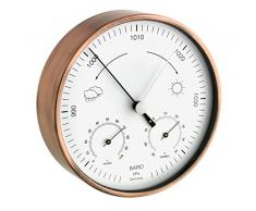 TFA Dostmann Analoge Wetterstation, für innen und außen, wetterfest, Barometer, Thermometer, Hygrometer, zur Wettervorhersage