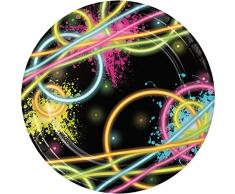 Creative Converting Tischdecke aus Kunststoff Dessert/Kleiner Pappteller 7 Kleine Teller