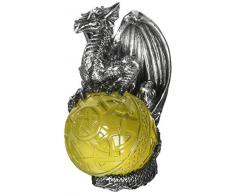 Design Toscano Drache-Statue, Christbaumschmuck Schutz der gotische Portal Celtic Dragon-Feiertags-Verzierung