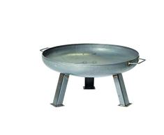 DANDLER Feuerschale, 75 cm, grau, 75 x 75 x 37 cm, 590301