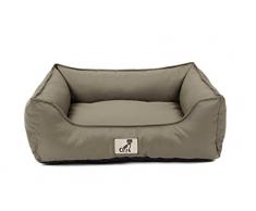 Alle Pet Lösungen Dexter Weich Wasserdicht Waschbar strapazierfähige Korb Hundebett, groß, Oliv grün