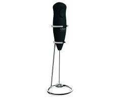 Caso 1610 Fomini Milchaufschäumer, Cremigster Milchschaum, mit Edelstahlfeder und Edelstahl-Standfuß