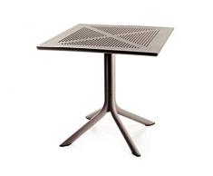 Best Ohio quadratisch 80x80 cm, Taupe Tisch, 80 x 80 x 75 cm