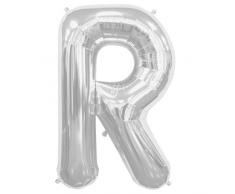 Northstar Folienballon 00213 Buchstabe R, 86,4 cm Silber