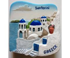 Santorini Griechenland Kunstharz 3D Kühlschrank Kühlschrank Thai Magnet Hand Made craft. by Thai mcnets