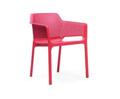 BEST Stapelsessel, koralle, 59 x 61 x 80 cm, 18100430