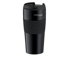 ThermoCafé by THERMOS 4056.233.040 Coffee To Go Thermobecher ThermoPro, Edelstahl Schwarz 0,4 l, BPA-Free