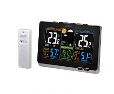 LA CROSSE TECHNOLOGY - WS6828 Wetterstation, Schwarz 173941