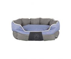 Trixie 37533 Jamiro Bett, 90 × 75 cm, schwarz/terrakotta