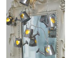 Dusk Till Dawn String3 10 Gießkannen batteriebetrieben Lichterkette, Transparent, 32 x 21,2 x 6,6 cm