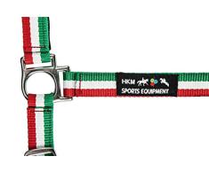 HKM 567344 Nylonhalfter Flags mit Karabinerhaken, S