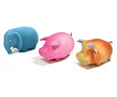 Croci C6098470 Latex Spielzeug Kleine Tiere, 9 cm