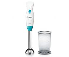 Bosch Hausgeräte MSM2410DW Standmixer, Kunststoff, Edelstahl, Weiß/Dynamic Blau