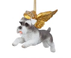 Christbaumschmuck - Ehren Die Pooch Zwergschnauzer Feiertags-Engels-Hundeornamente