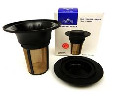 Finum 4217000 Universal Teefilter, schwarz