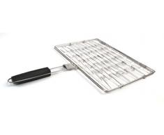 Steven Raichlen Dehnbarer Grillkorb, silber, 2.59 x 41.2 x 55.19 cm, SR8118