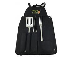 750 g 3 Stück Kits zu Grill/Schürze 3701071202696 schwarz 44 x 7 x 8 cm C & gstbbq3