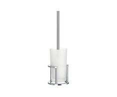 SMEDBO FK101 Toilettenbürste, porzellan, silber
