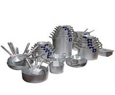 Pardini Schmortopf Aluminium Media 4 Spalten 40 Töpfe und Vorbereitung