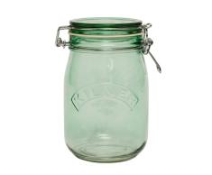Kilner Einmachgläser, rund Clip Top Gläser grün 1 L | Kilner Vorratsdose, Kilner Preserve Jar