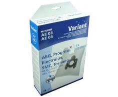 Variant M.AE04 5 AE04 Microvlies Staubsaugerbeutel mit Microfilter