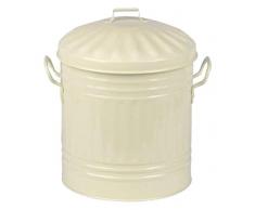 Parasene cbin01ct 25,4 cm Mini Mülleimer und Deckel – Creme