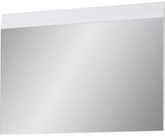 Germania 3525-84 Spiegel mit Applikation GW-Adana in WeiÃ, 87 x 63 x 3 cm (BxHxT)