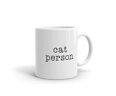 Kaffeebecher Katze Person Lustige Kaffeetasse für Katzenliebhaber