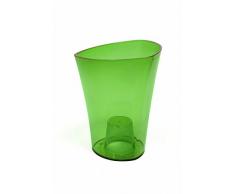 Lamela Wenus Blumentopf 20 x 14.5H cm grün transparent