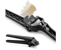 Dreamfarm Garject Lite - Selbstreinigende Knoblauchpresse mit Schälauswurf, Nylon (schwarz) Lite Schwarz