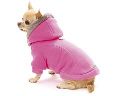 Croci Pullover Plüsch Erdbeere für Hunde 25 cm