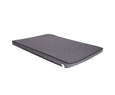 dibea DB00782 Orthopädische Hundematte 100x70 cm Hundekissen mit Memory Foam, Hundebett aus Kunstleder mit Rauten-Lasersteppung, L