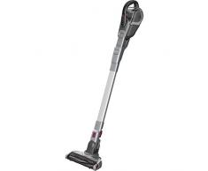 Black+Decker Handstaubsauger Lithium Smart Tech FEJ520JFS – Akkusauger mit Bodenverlängerung – Beutelloser Sauger mit kurzer Ladezeit, Polsterbürste, Wandladehalterung und Duftfilter – 18V