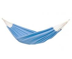 AMAZONAS Klassische Hängematte XL Arte Blue handgefertigt in Brasilien 230 cm x 150 cm für 1-2 Personen bis 200 kg in Hellblau