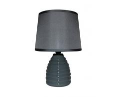 King Home L1713613 Tischleuchte, dunkelgrau, 18X18X26,5H