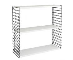 Metaltex – modulares Regal weiß
