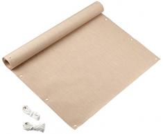 Angerer Balkonbespannung Style Taupe, Höhe 90 cm, Länge 6 Meter, 3320/009_600