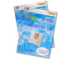 mistervac MV 608 / Staubsaugerbeutel Vlies 5-lagig / Vorteilspack 20 Tüten + 4 Filter / für Bosch BBS BSA BSG - Serie und Siemens Super- und VS-Serie