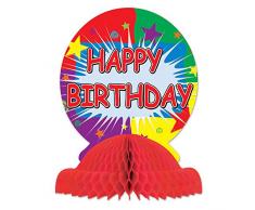 Happy Birthday Tafelaufsatz für Partys, 1 Stück