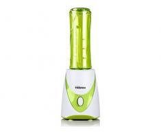 Tristar Smoothie Maker/ Milchshake Maker (250 Watt) mit 0,5 Liter Mixaufsatz (Trinkflasche) - mit Edelstahlklingen und spülmaschinenfestes Zubehör, BL-4435
