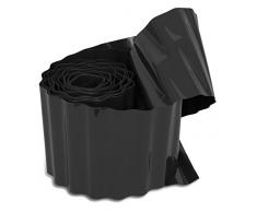 Windhager Rasenkante, Raseneinfassung, Beeteinfassung, Beetbegrenzung, Mähkante, Anthrazit, 500 g/m², 9 m x 20 cm, 06413