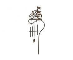 TS Windspiel, Gardendeco Fahrrad Iron, handpainted, vintage, 29x1x110 cm, 137349
