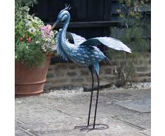 Creekwood Dekofigur Vogel, Grau