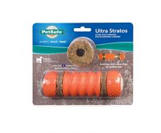 PetSafe Sportler Ultra Stratos Hund kauen Spielzeug mit nachfüllbar behandelt, mittel